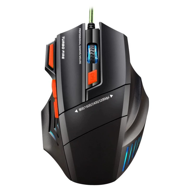 【捡漏-19.9包邮】鹏柏X7S连点器有线游戏鼠标电竞cf机械USB家用办公台式  积压货物，低价处理回笼资金！  百元手感，连点测试60秒4072次，一秒67